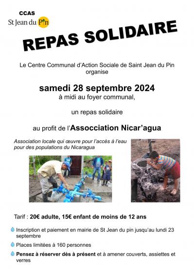 Flyer repas solidaire 28 09 2024